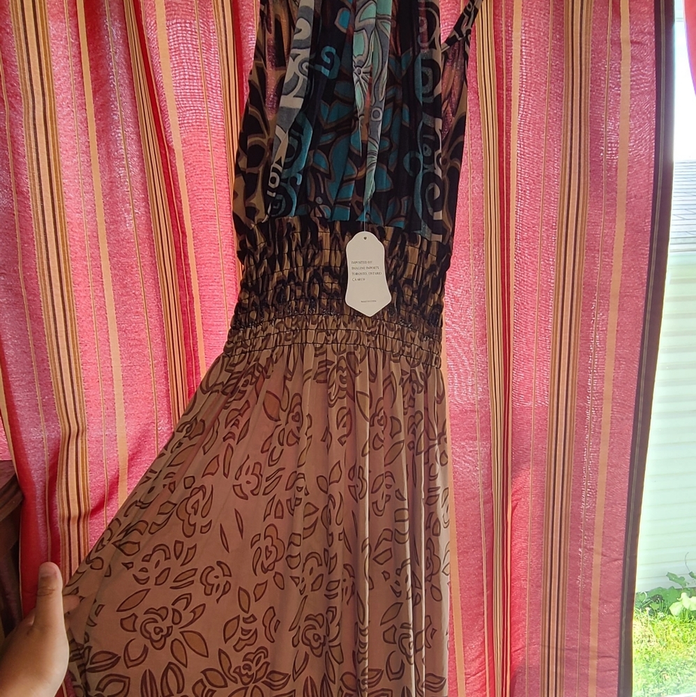 Halter Dress with Staps